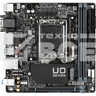 Материнская плата Gigabyte H610I DDR4, LGA 1700, Intel H610, 2xDDR4, 4xSATA, 1xM.2, 1xPCIe 4.0 x16, 1xHDMI, 1xVGA, 2xDP, 1x 1Gb LAN, 2xUSB-A 3.2 Gen 1, 4xUSB-A 2.0, 3x 3.5 мм, 7.1, Mini-ITX