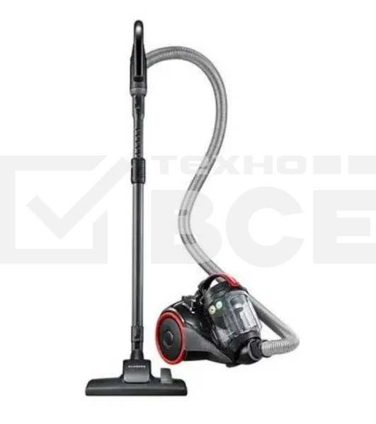 Пылесос Samsung VC15K4116VR/EV красный/черный, 390/1500 Вт, уборка сухая, пылесборник контейнер 1.3 л