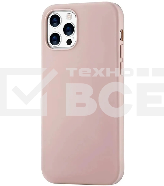 Чехол (клип-кейс) uBear для Apple iPhone 12 Pro Max Touch Case светло-розовый (CS63LR67TH-I20)