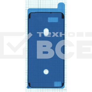 Водозащитная прокладка (проклейка) для iPhone 6s Plus. черная