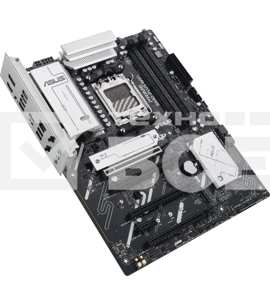 Материнская плата ASUS PRIME B840-PLUS WIFI, AM5, AMD B840, 4xDDR5, 4xSATA, 3xM.2, 1xPCIe 4.0 x16, 1xPCIe 3.0 x16, 2xPCIe 3.0 x16, 1xPCIe 3.0 x1, 1xDP, 1xHDMI, 1x 2.5Gb LAN, 8xUSB-A, 3x3.5 мм, 7.1, ATX