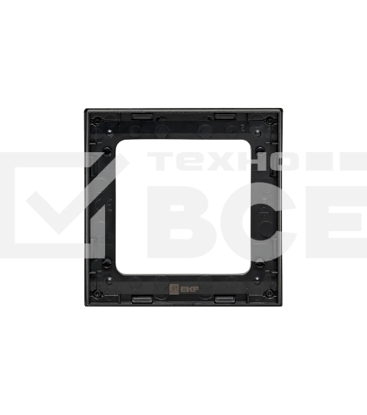 Рамка EKF EXM-G-302-30 Стокгольм PROxima 1-ая, черный