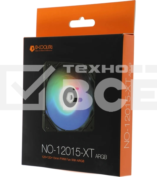 Вентилятор для корпуса ID-Cooling NO-12015-XT ARGB белый, 120 мм, 2000 об/мин, 31.2 дБ, 4 pin