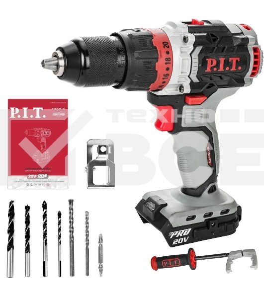 Дрель ударная P.I.T. PSB20H-13C патрон:быстрозажимной реверс