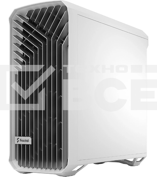 Компьютерный корпус Fractal Design Torrent белый TG Clear Tint / E-ATX, TG, 2x3.5, 4x2.5, 7xPCI, 1xUSB-C, 2xUSB 3.0 / 2x180мм, 3x140мм fans inc. / FD-C-TOR1A-03