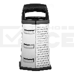 Терка LARA LR07-53 6 поверхностей, высота 23 см, нерж. сталь, нескользящее основание, ручка, фото2