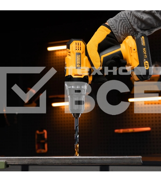 Сверло по металлу Denzel 8 мм, HSS-Tin, Golden Tip, 8 шт.