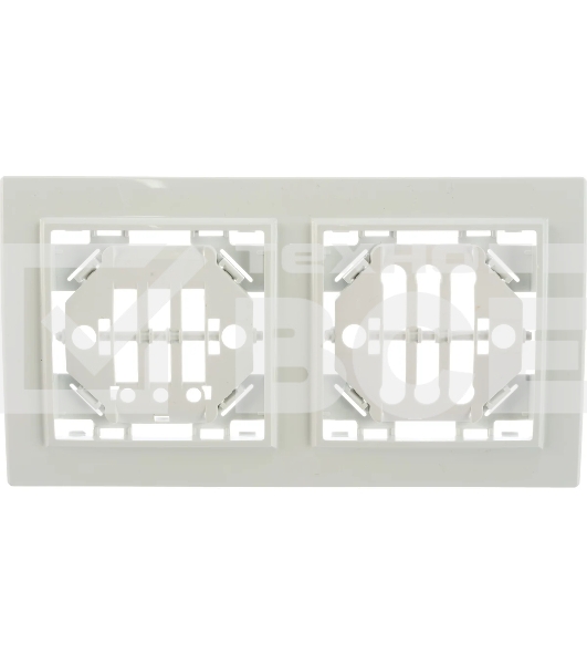 Рамка 2-м Минск горизонтальная белый Basic EKF ERM-G-302-10