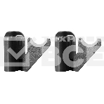 Комплект настенных регулируемых кронштейнов Royal Thermo Design 100, черные, фото2