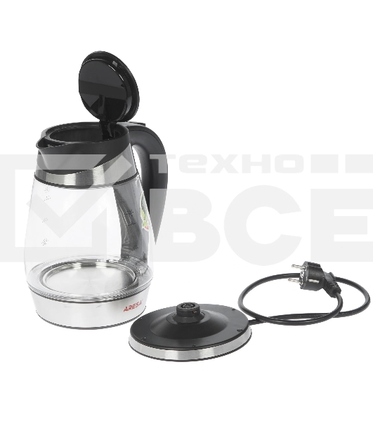 Чайник Aresa AR-3441 220-240В, 50 Гц, 2000 Вт, 1.7 л