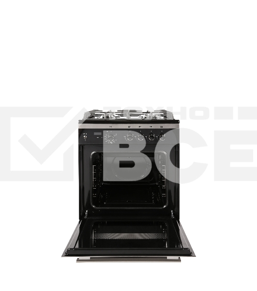 Плита газовая Gefest ПГ 6500-04 0169 черный, конфорок 4 шт, духовка 52 л, 60 см x 85 см x 60 см