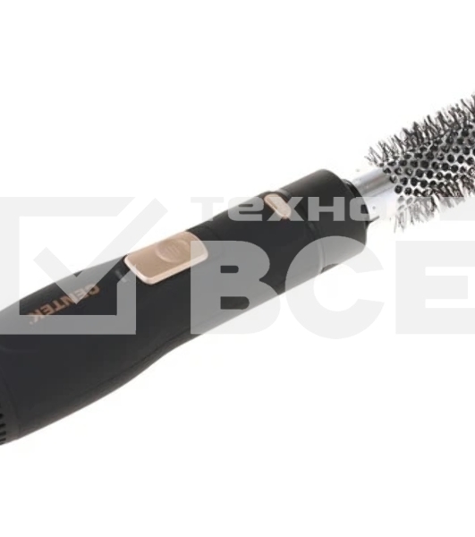 Фен-щётка Centek CT-2059 черный/золотистый, 1200 Вт, 25 мм