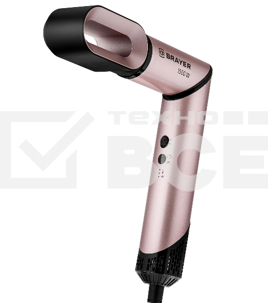 Фен-мультистайлер BRAYER BR3309, 1500 Вт, компактный, 25/32/40-61 мм