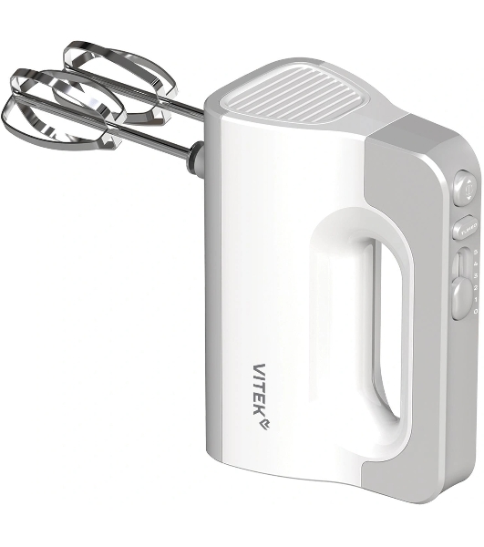 Миксер ручной Vitek VT-HM5001 800Вт белый/серебристый