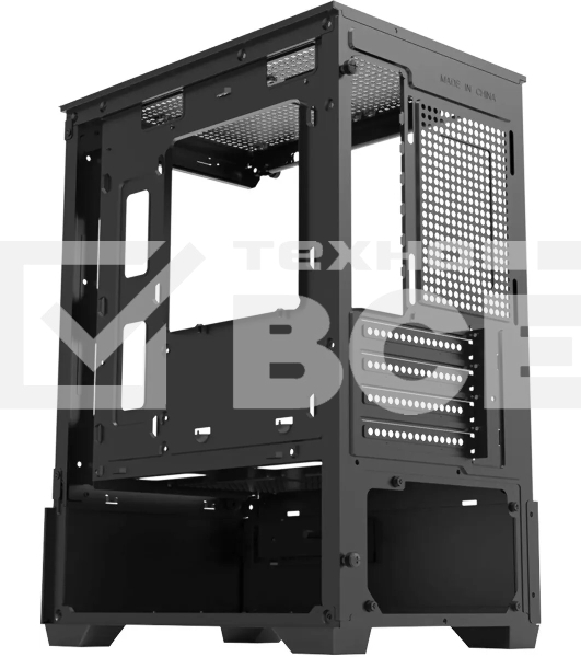 Корпус Bloody CC-125-BK, Mini-Tower, чёрный