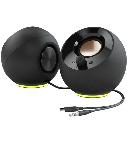 Колонки Creative Pebble SE чёрный, 2.0, 4.4 Вт, AUX