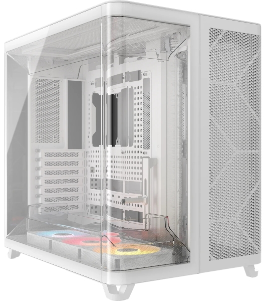 Корпус Corsair Air 5400 RS-R ARGB White, Midi-Tower, белый, 3 x 120 мм