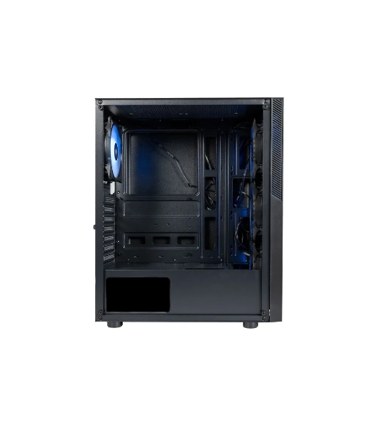Компьютерный корпус ATX Eurocase A85 4ARGB черный без БП закаленное стекло USB 3.0