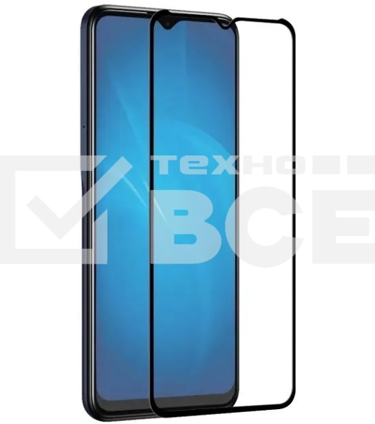Защитное стекло для экрана DF tcColor-02 черный для TCL 20 SE 2.5D 1шт. черный