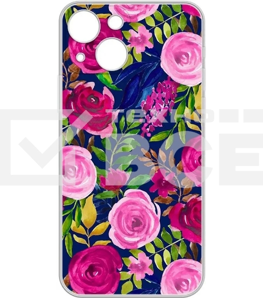 Чехол (клип-кейс) Gresso Air для Apple iPhone 13 прозрачный/рисунок gr17aaae9102