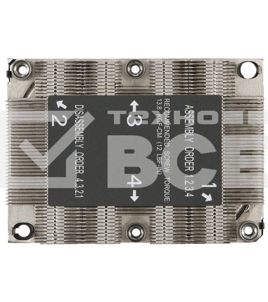 Система охлаждения Alseye ASI3647-A4HCA1UHZP0067PS (SNK-PO067PS) серебристый алюминий+медь 205Вт 30мм