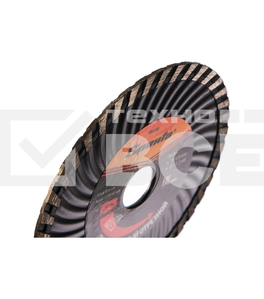 Диск алмазный отрезной Turbo, 125 х 22,2 мм, сухая резка Sparta