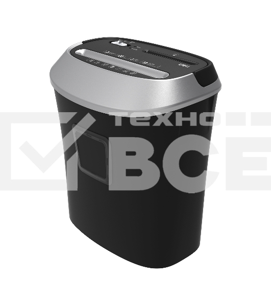 Уничтожитель бумаг Deli E9948, Shred capacity: 10 sheets; Shred size: 5*38mm; Security level: 3