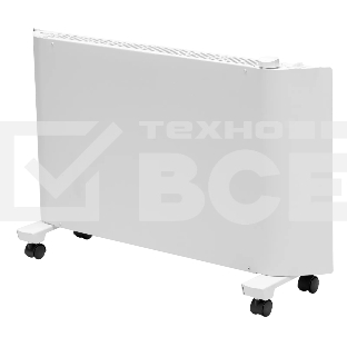 Конвектор Denzel XCE-2000 белый, 2000 Вт, 25 м2, термостат