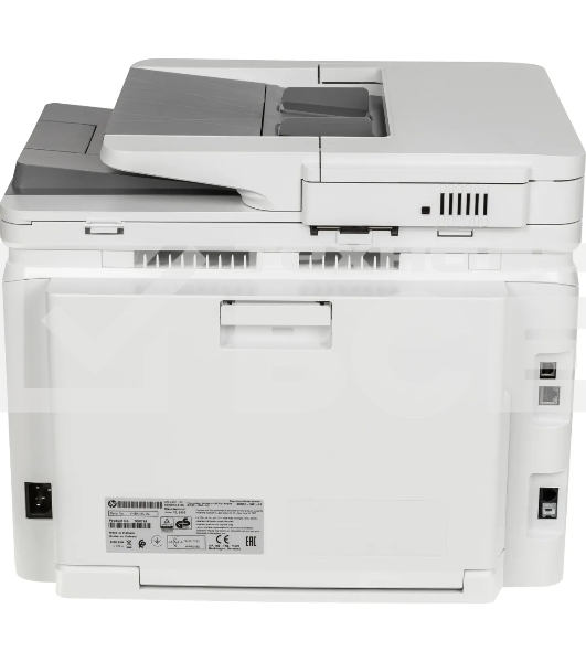 МФУ лазерный HP Color LaserJet Pro M283fdn (7KW74A), A4, цветной, печ. до 21 стр/мин., скан. до 26 стр/мин. (ч/б) 22 стр/мин. (цвет), 600 x 600 dpi (печать) 300x300dpi (скан.), USB, RJ-45, Air Print, Mopria