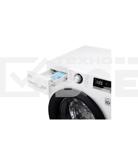 Стиральная машина LG TW4V3RS6W белый, загрузка фронтальная 10,5 кг, 1400 об/мин., класс: А