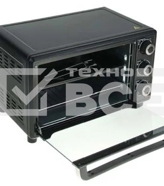 Мини-печь Sakura SA-7000BP 27л, духовка 1500Вт, механ.управление, чёрный