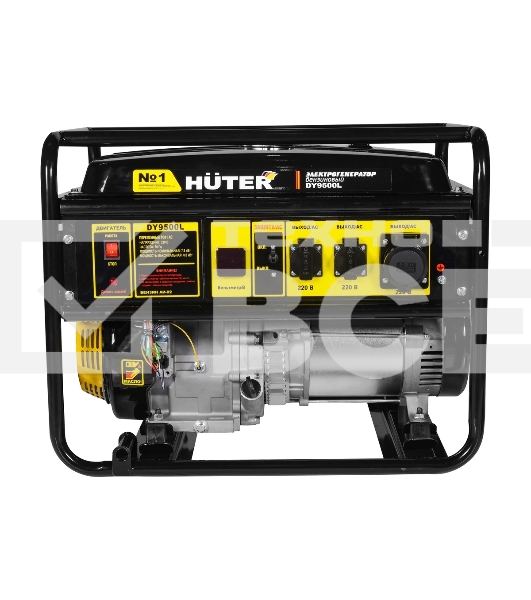 Электрогенератор бензиновый Huter DY9500L, 8 кВт, 91 дБ, 76 кг