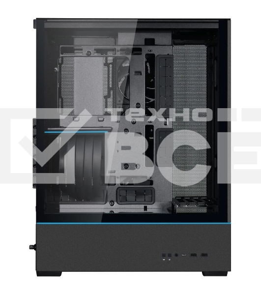 Корпус MidiTower Lian Li SUP 01 Black RGB (ATX, без БП, ARGB, 2xUSB3.2 Type-A + USB3.2 Type-C) (G99.SUP01X.00)