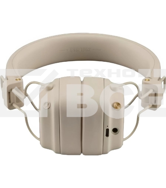Гарнитура накладные Marshall Major V бежевый беспроводные bluetooth оголовье (MAJOR V CREAM)
