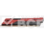 Оперативная память Patriot Viper Elite II, DDR4, 32GB (1x32 GB), 4000 MHz, CL20, радиатор, красный, чёрный, фото3