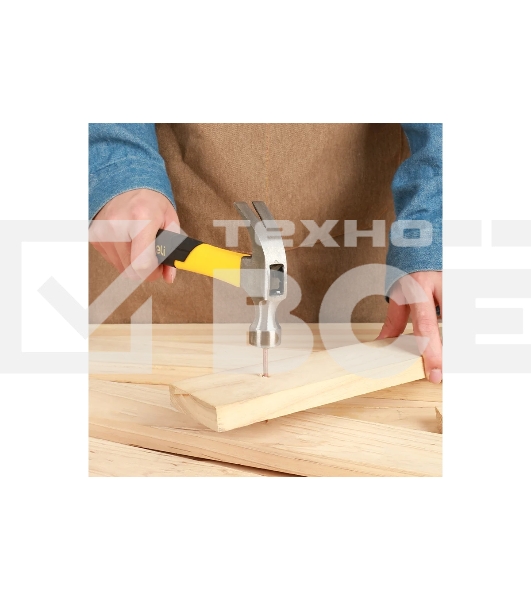 Молоток-гвоздодер Deli DL5001 250 гр Фибергласовая рукоять.
