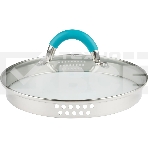 Кастрюля MALLONY BRAVO нержавеющая сталь, со стеклянной крышкой, 5,1 л, d-22, фото5