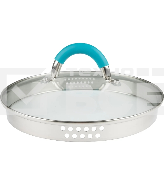 Кастрюля MALLONY BRAVO нержавеющая сталь, со стеклянной крышкой, 5,1 л, d-22