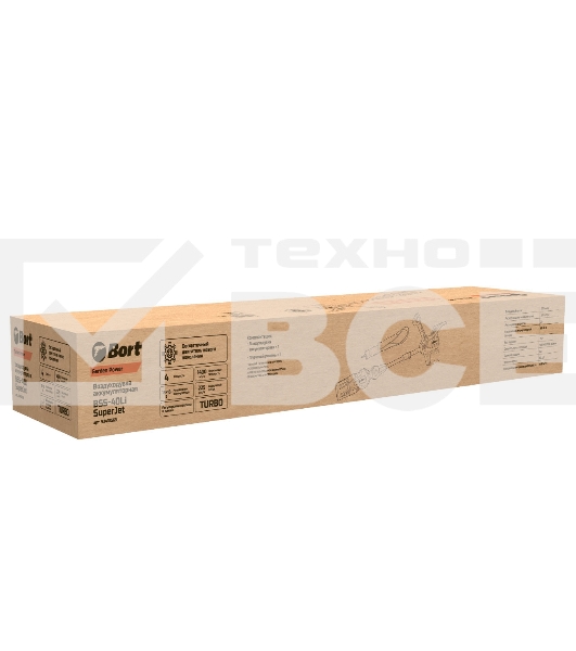 Воздуходувка аккумуляторная Bort BSS-40Li SuperJet (93418569)