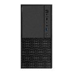 Компьютерный корпус Minitower ExeGate BAA-308MUC-UNS350 (mATX, БП UNS350 с вент. 12см, 1хUSB+1хUSB 3.0+1хTypeC, HD Audio, черный), фото2