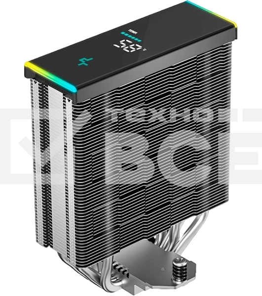 Устройство охлаждения(кулер) Deepcool AK400 Digital SE Soc-AM5/AM4/1200/1700/1851 черный 4-pin 19-28dB Al+Cu LCD 220W 812gr Ret (R-AK400-BKADMN-GJD)
