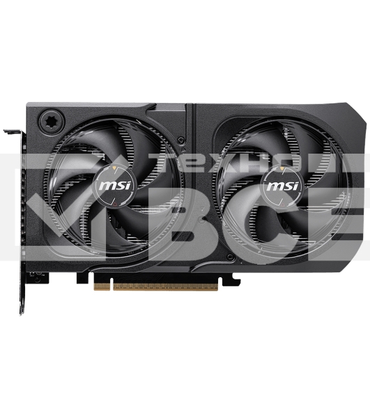 Видеокарта MSI RTX 5060 Ti SHADOW 2X PLUS, NVIDIA RTX 5060 Ti, 16 ГБ GDDR7, 128 бит, PCI-e 5.0, 1xHDMI, 3xDP, 2572 МГц