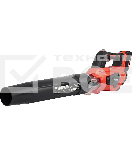 Воздуходувка Starwind SBB-570.20-4.4 пит.:от аккум. красный/черный
