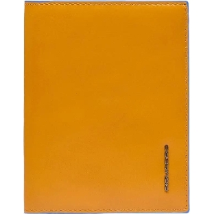 Обложка для паспорта Piquadro Blue Square PP1660B2/G желтый натур.кожа