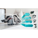 Пылесос вертикальный Bosch BBS711W черный/белый, питание от аккумулятора, 18 Вт, уборка сухая, пылесборник 0.3 л, фото3