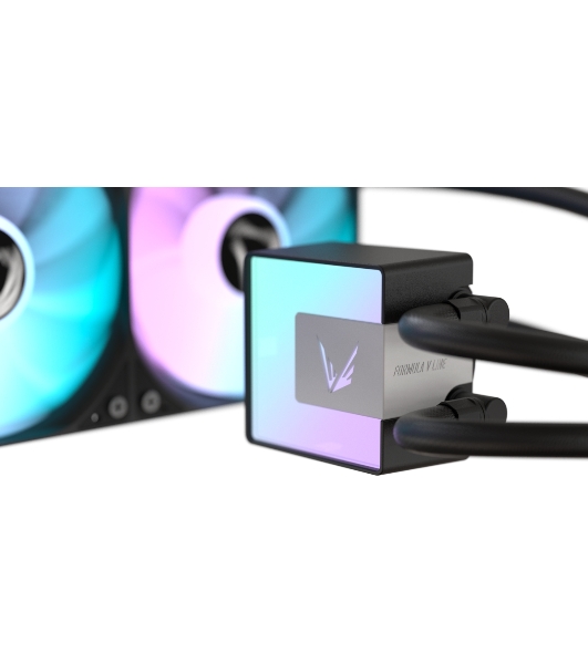 Кулер с водяным охлаждением Formula V Line ICE JET GLOW 360 BK, 360мм, 3x120мм, ARGB fans, LGA115X/1200/1700/1851, AM4/AM5