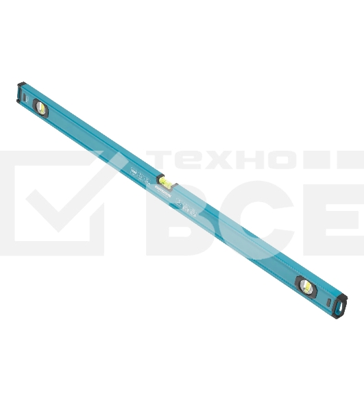 Уровень Gross 33653 алюминиевый, магнит., фрезерованный, 3 глазка, 0,5 мм/м, 1000 мм