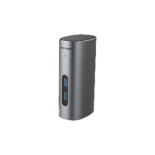 Док-станция Vention TPJH0-EU, USB Type-C, HDMI/VGA/USB/RJ45/SD/3.5мм/PD/DC, USB Type-C