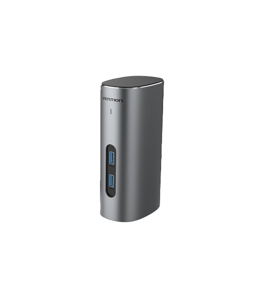 Док-станция Vention TPJH0-EU, USB Type-C, HDMI/VGA/USB/RJ45/SD/3.5мм/PD/DC, USB Type-C