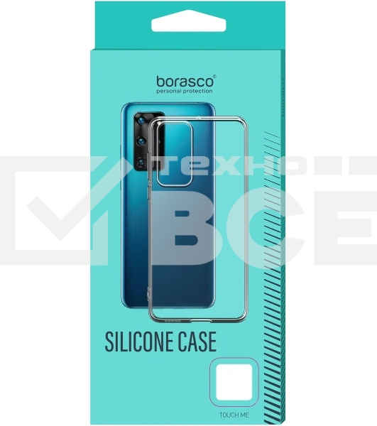 Чехол (клип-кейс) BoraSCO для Apple iPhone 13 Pro  прозрачный